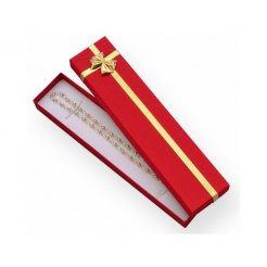Papierová darčeková krabička červená 210 x 40 mm