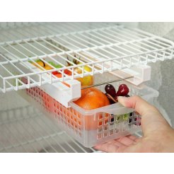 Zásuvka organizér do chladničky perforovaná 40 x 11 x 16 cm