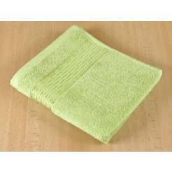 Froté ručník 50x100cm proužek 450g sv.zelená