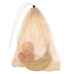 Síťový sáček z bavlny na ovoce a zeleninu 35x45 cm