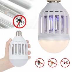 LED žiarovka proti komárom a lietajúcemu hmyzu