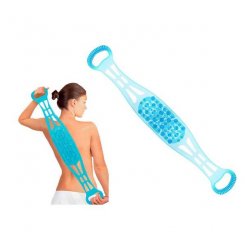 Oboustranný elastický masážní pás do sprchy