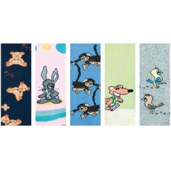 Dětské punčocháče froté vzor králíček (druhý obrázek) Barva: smetanová