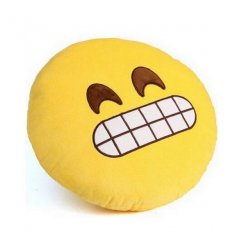 Plüsspárna Emoji 30 cm-es grimaszkodó emoji