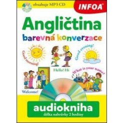 Audiokniha - Angličtina - Barevná konverzace + mp3 CD