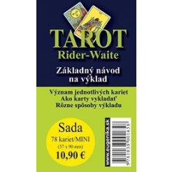 Karty - Tarot Rider Waite/mini/SK (karty + brožúrka)