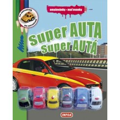 Omalovánky / Maľovanky - Super auta / Super autá (CZ/SK vydanie)