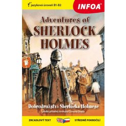 Zrcadlová četba - Adventures of Sherlock Holmes (B1-B2)