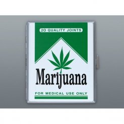 Tabatěrka kovová Marijuana