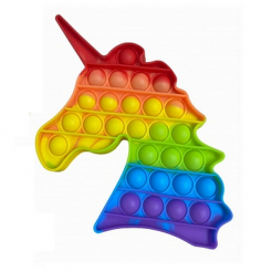 Pop It Rainbow antistresová hračka Jednorožec