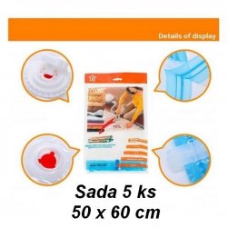 Vákuové vrecia 50 x 60 cm sada 5 ks