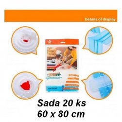 Vákuové vrecia 60 x 80 cm sada 20 ks