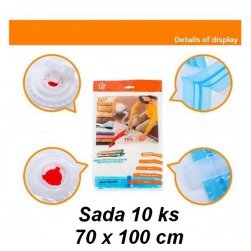 Vákuové vrecia 70 x 100 cm sada 10 ks