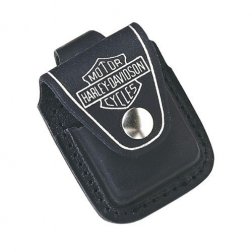 Bőrtok 17017 Harley Davidson, zippo öngyújtóhoz, fekete