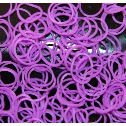 Loom Bands gumičky s háčkem 270 ks - fialové