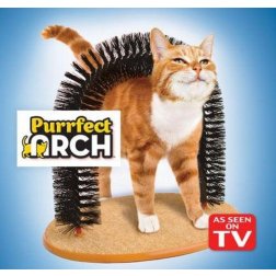 Masážna kefa pre mačky - Purrfect arch