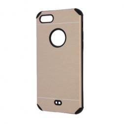 Pouzdro Motomo Apple iPhone 7 Plus zlatá imitace kovu