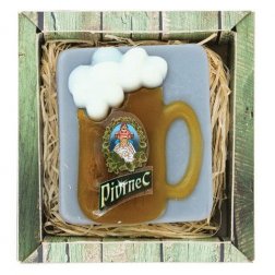 Ručne vyrábané 3D mydlo Pivrnec - polliter 85g