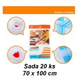 Vákuumos zacskók 70 x 100 cm 20db-os készlet