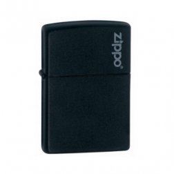 ZIPPO zapalovač 26092 Black Matte w / Zippo Logo