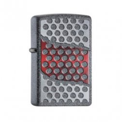 ZIPPO zapaľovač 26738 Red and Chrome
