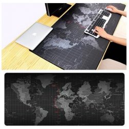 Podložka pod myš a klávesnicu Mapa světa 40 x 90 xm