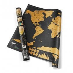 DELUXE lekaparó világtérkép 82 x 59 cm