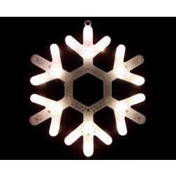 Vánoční LED dekorace Vločka 29 cm