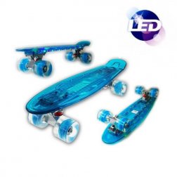 Pennyboard Fishboard LED Extreme transparent