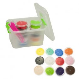 Magická penová plastelína 12 x 15g sada box