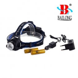 BAILONG újratölthető fejlámpa BL 6699 ZOOM LED
