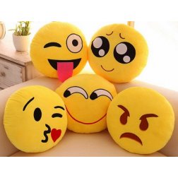 Plyšový vankúš Emoji 30 cm