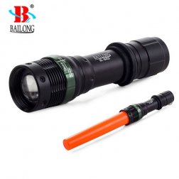BAILONG taktická svítilna ZOOM CREE XML-T6 BL-8455