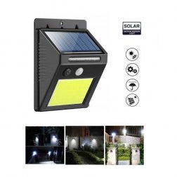 Solárne vonkajšie 48 LED COB osvetlenie s pohybovým senzorom
