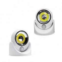 Hordozható COB 360 LED-es lámpa mozgásérzékelővel