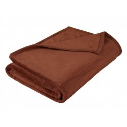 Deka micro dvojlůžko 200x230cm hnědá