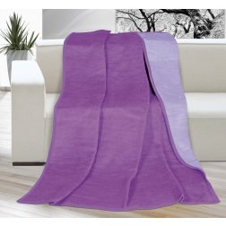 Deka Kira PLUS jednolůžko 150x200cm tm.fialová/fialová