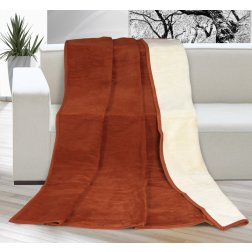 Deka Kira PLUS jednolůžko 150x200cm terra/béžová