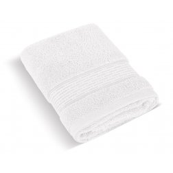 Froté uterák 50x100cm prúžok 450g biela