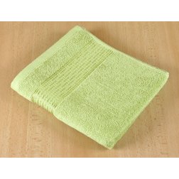 Froté osuška 70x140cm proužek 450g světle zelená