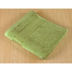 Froté osuška 70x140cm proužek 450g olivová