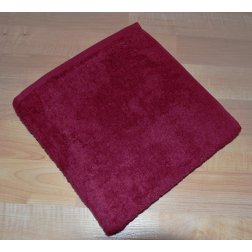 Froté uterák 50x100cm bez prúžku 450g vínový