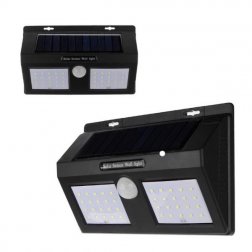 Solární venkovní Dual 40 LED osvětlení s pohybovým senzorem