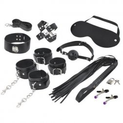 13-dílný černý S / M KIT