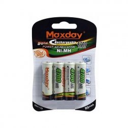 Maxday Nabíjecí Baterie R6 AA 4700 mAh 4ks