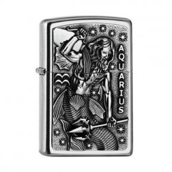 Zapalovač zippo 25556 Aquarius Zodiac Emblem