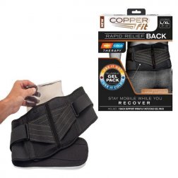 Bedrový pás s gélovou vložkou Copper fit