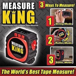 Laserový měřič vzdálenosti, metr, pravítko 3v1 Measure King