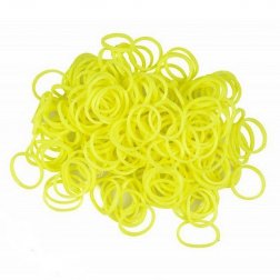 Loom Bands gumičky s háčkem na pletení- žlté