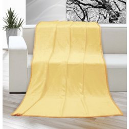 Brotex Deka micro dvojlůžko 200x230cm světle žlutá